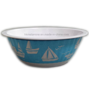 6inch redondo de melamina Bowl con logotipo (bw7057)